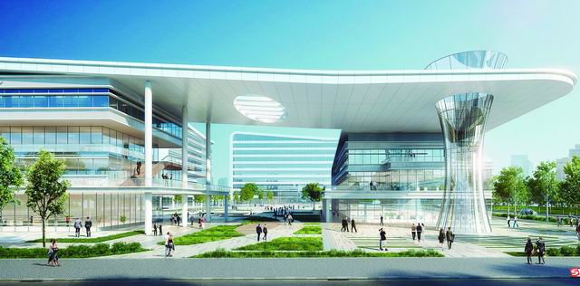⑤广州海洋实验室建设项目效果图。